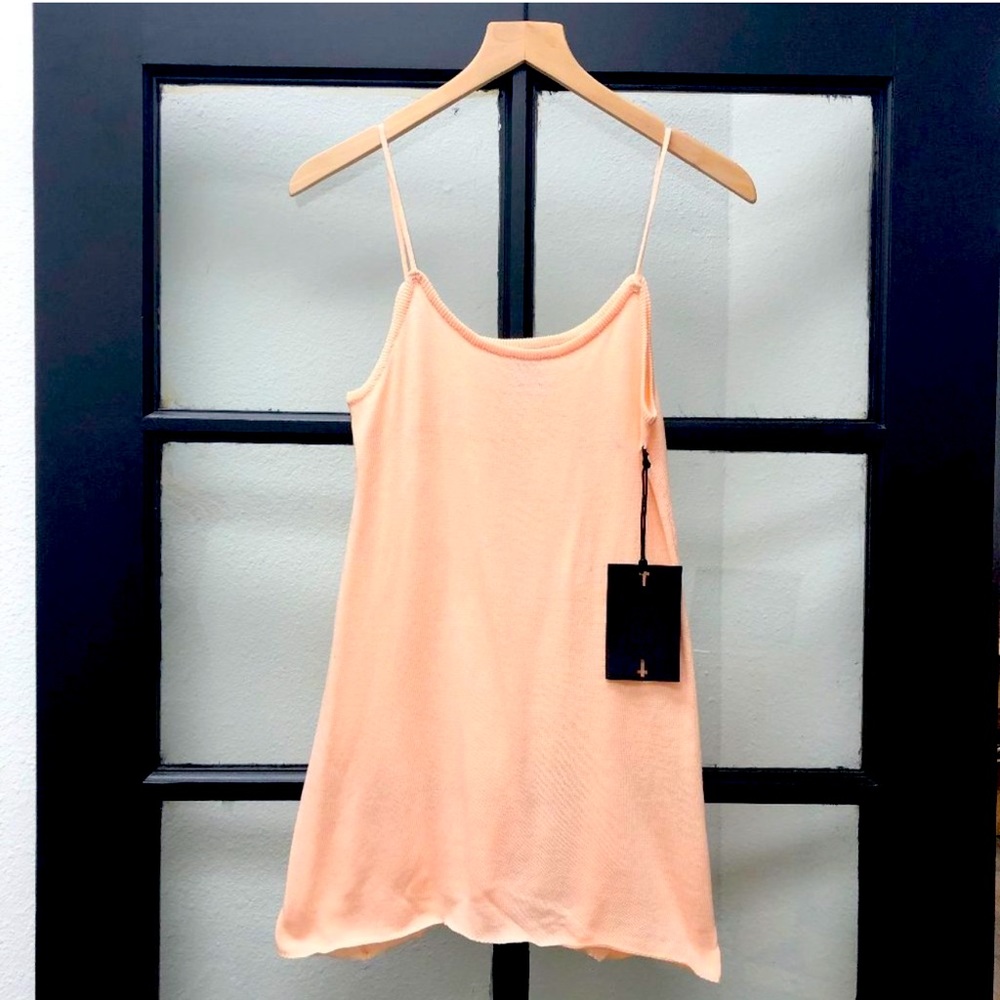 UNIF Peachy Pink Sweater Tank/Dress NWT S